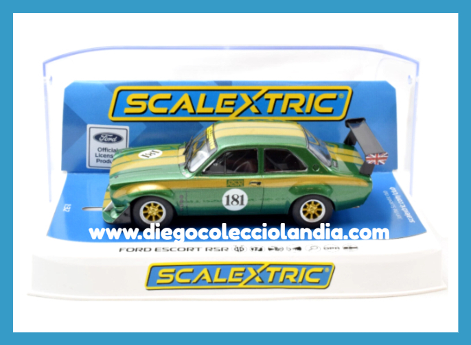 Tienda Scalextric en Madrid. Diego Colecciolandia. Coches Scalextric UK.
