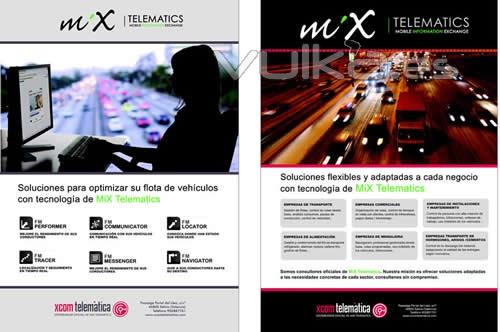 Diseño de publicidad en lugar de venta para cliente multinacional xcomtelematica filial de MIX-telematics en ...