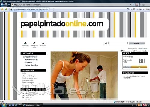 pagina web papelpintadoonline.com