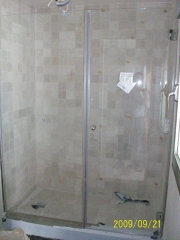 Mampara de ducha con vidrio templado
