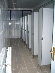 Cabinas de ducha banos albergue