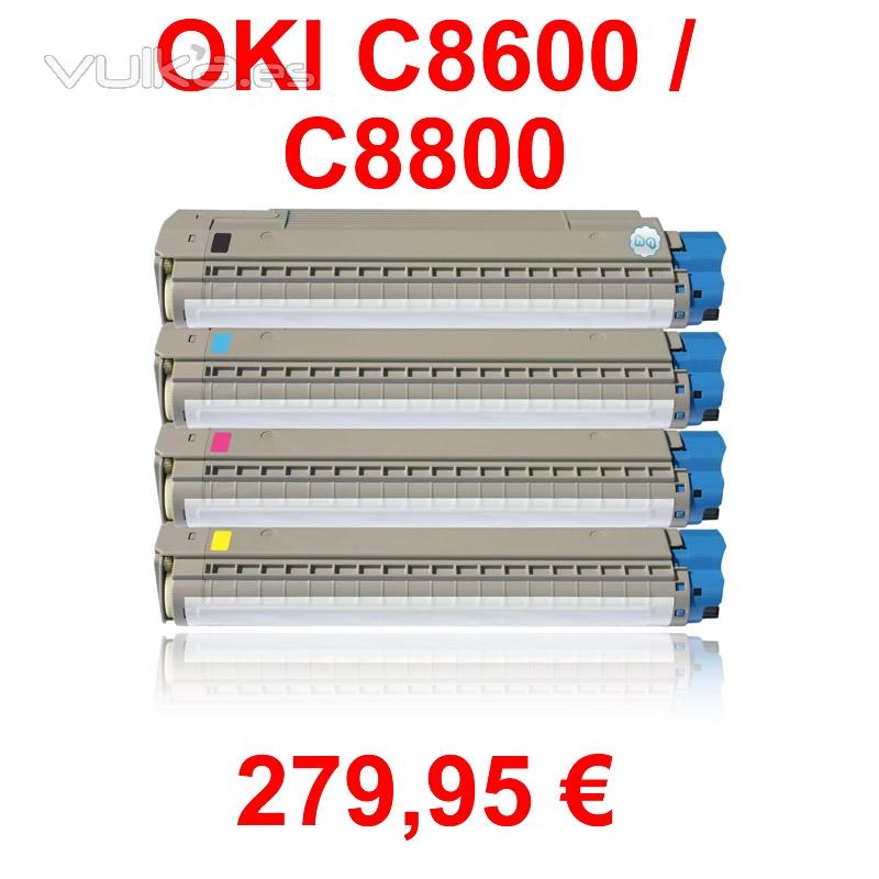 Compatible para las siguientes mquinas:      * OKI C 8600     * OKI C 8600 CDTN     * OKI C 8600 DN     * OKI C ...