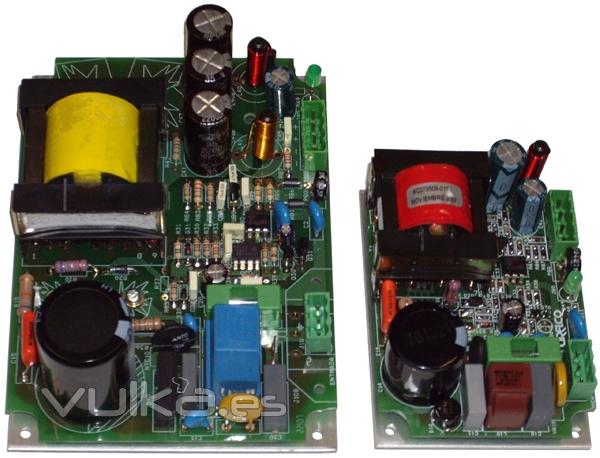 Fuentes de alimentacin conmutadas en circuito abierto (open frame) . Serie GO