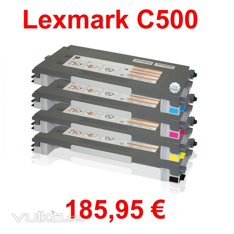  Compatible para las siguientes máquinas:      * Lexmark C 500     * Lexmark C 500 N     * Lexmark Optra C 500     ...