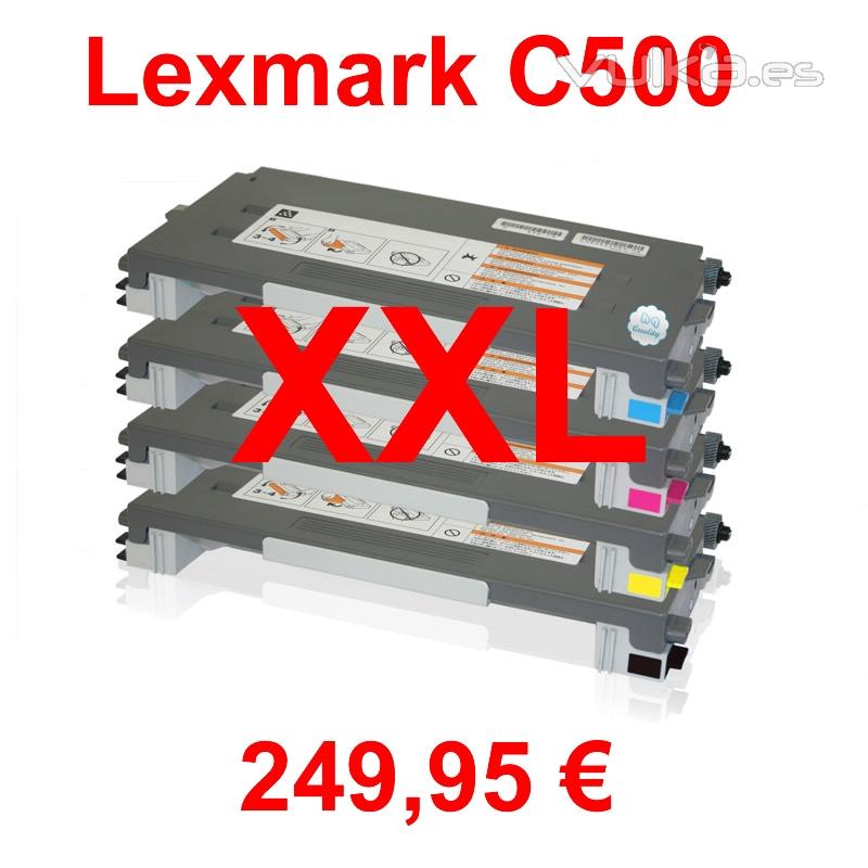 Compatible para las siguientes máquinas: * Lexmark C 500 * Lexmark C 500 N * Lexmark Optra C 500 * Lexmark Optra C ...