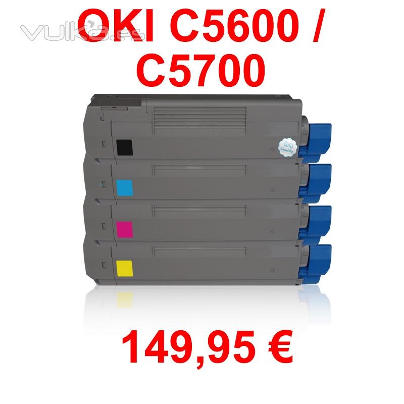  Compatible para las siguientes mquinas:      * OKI C 5600     * OKI C 5600 DN     * OKI C 5600 N   * OKI C 5700   ...