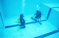 Parte profunda de la piscina