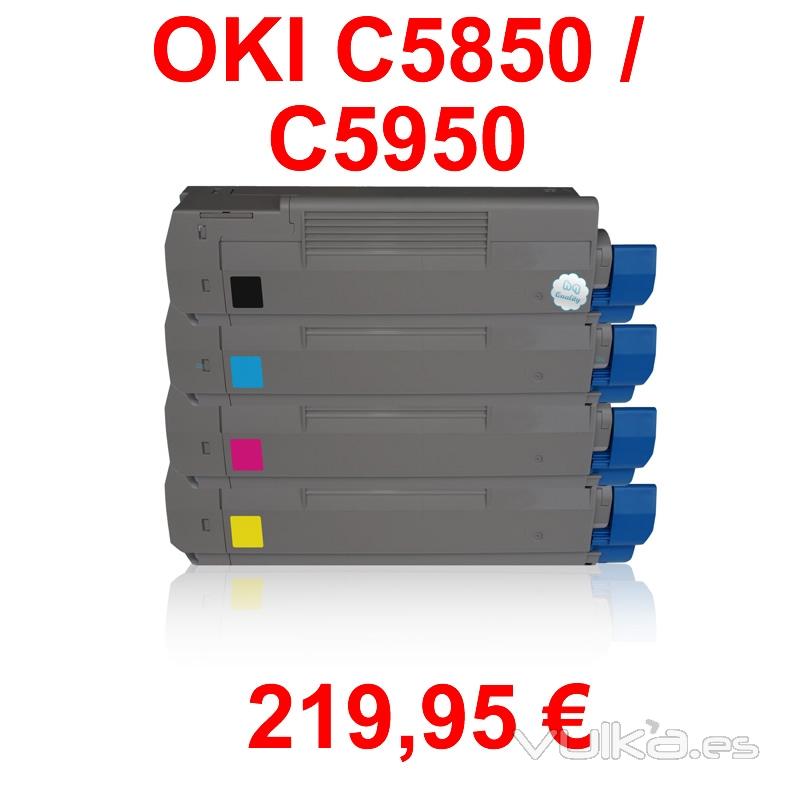  Compatible para las siguientes máquinas:      * OKI C 5850     * OKI C 5850 DN     * OKI C 5850     * OKI C 5950   ...