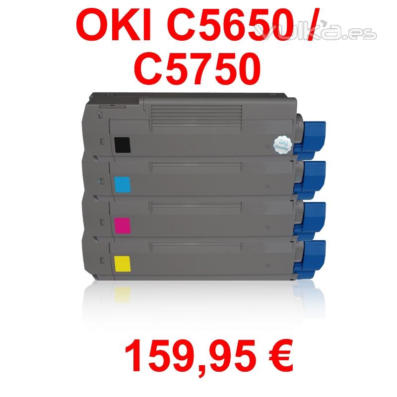  Compatible para las siguientes máquinas:      * OKI C 5650     * OKI C 5650 DN     * OKI C 5650     * OKI C 5750   ...
