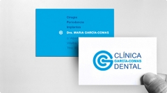 Clinica dental: marca y aplicaciones graficas