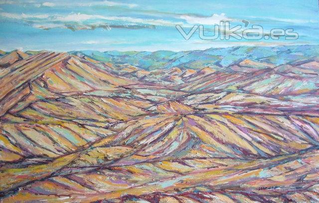 Desierto de Tabernas (leo-lienzo 60x92cm)