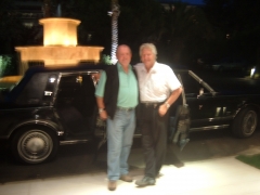 Joe cocker & ingo mogendorf alm during his concert in front of hotel puente romano marbella