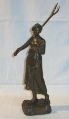 Figura de bronce a. bofill, hacia 1900