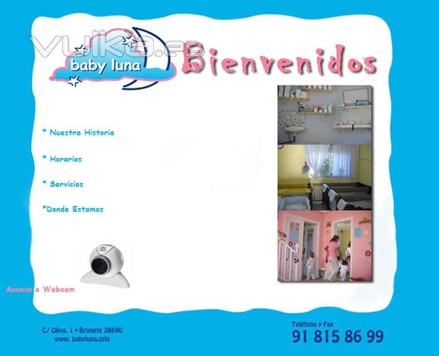 Escuela infantil y guardera en Brunete (Madrid). Creada en HTML y CSS. http://www.babyluna.info 