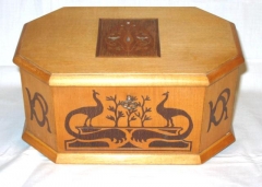 Caja de Marquetera Art Nouveau.