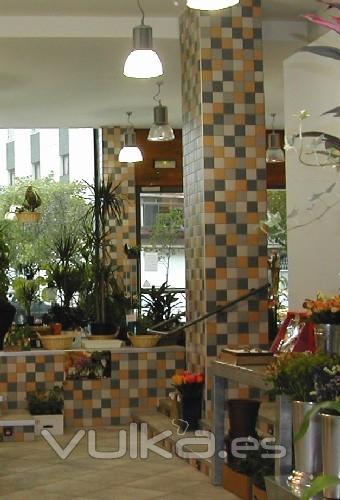 Proyecto de interiorismo de local comercial para floristeria