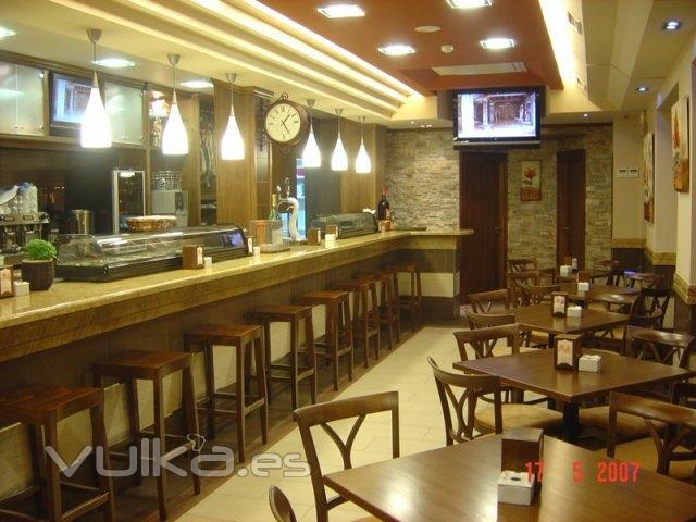 Cafetera restaurante del hotel