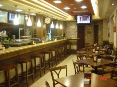 Cafetera restaurante del hotel