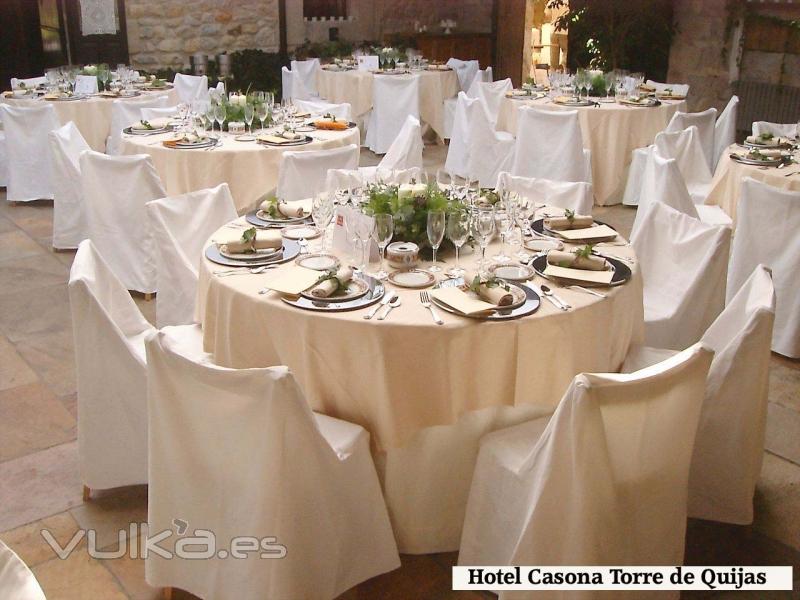 Saln de banquetes Hotel Casona Torre de Quijas