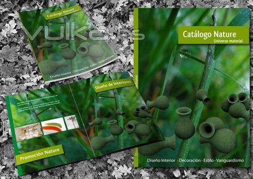 Diseño de Catalogo de productos, diptico promocional. Diseño grafico en Barcelona