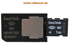 Tarjeta memoria m2 1gb scandisk y adaptador pspjpg