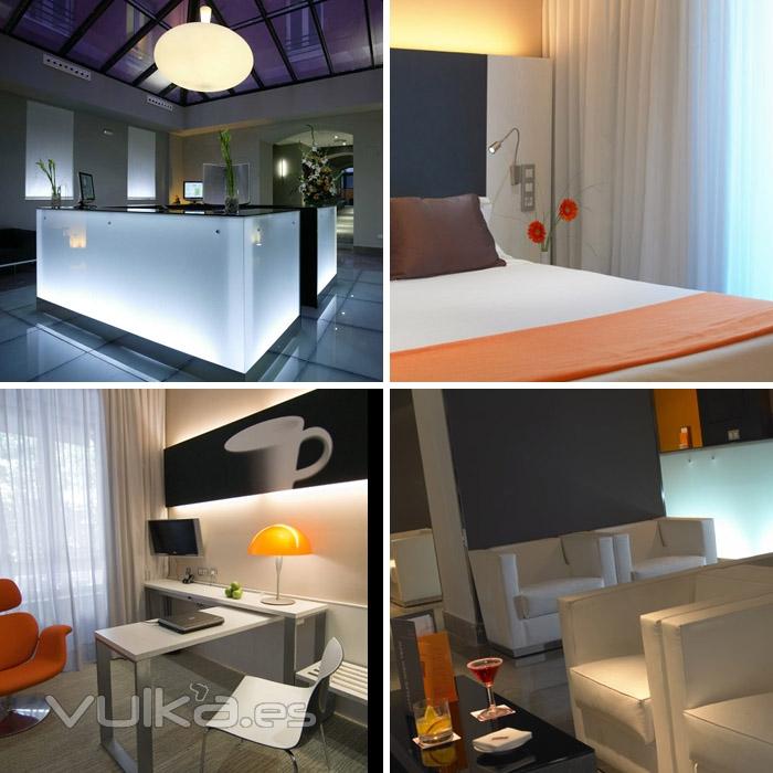 Hotel Petit Palace Embassy | Diseado por Dsignio para High Tech Hoteles