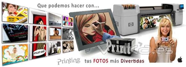 Hacemos de tus fotos y tus ideas obras de arte decorativas y personalizadas