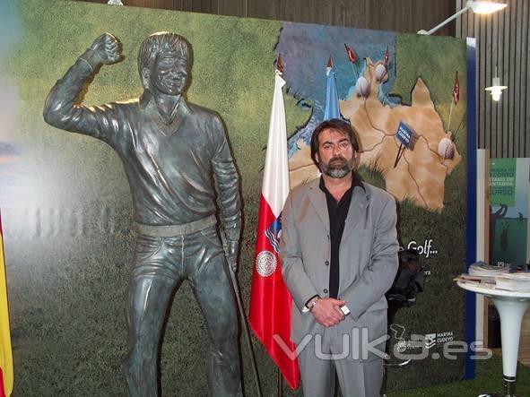 Escultura de Severiano Ballesteros(golfista)