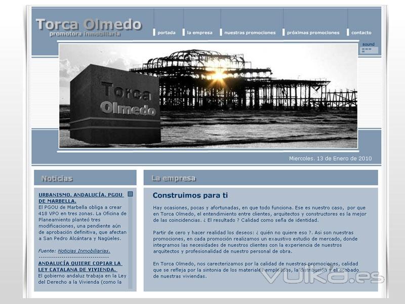 Pgina web de la empresa  ..:: TORCA OLMEDO ::..