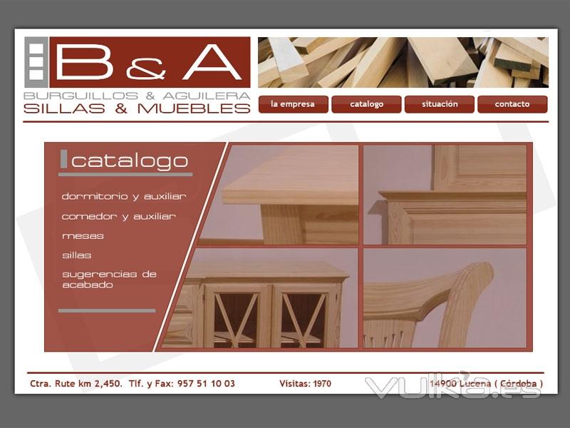 Pgina web de la empresa ..:: BURGUILLOS Y AGUILERA ::..