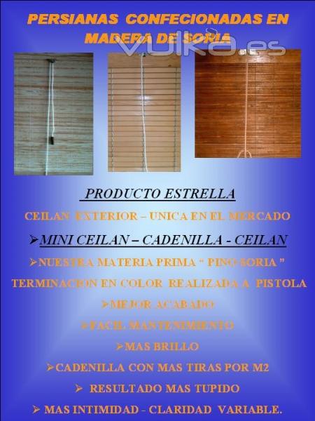 NUESTRAS PERSIANAS; MINI - CEILAN - CADENILLA