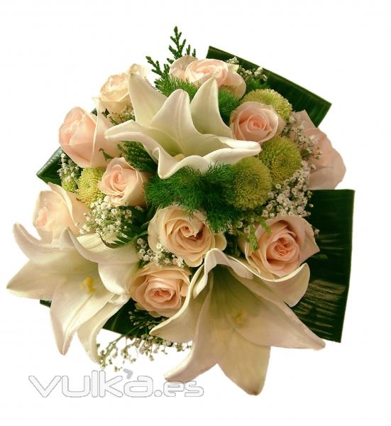 bouquet lilium y rosa