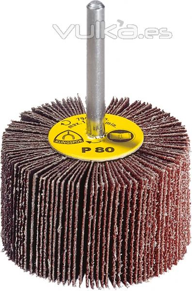 Cepillo abrasivo / rueda abrasiva con vástago KLINGSPOR KM613