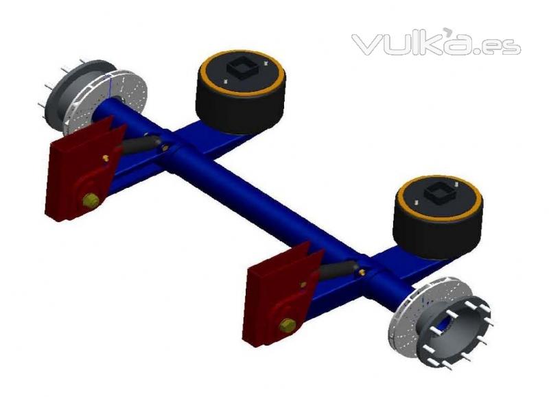 EJE+SUSPENSION NEUMATICA