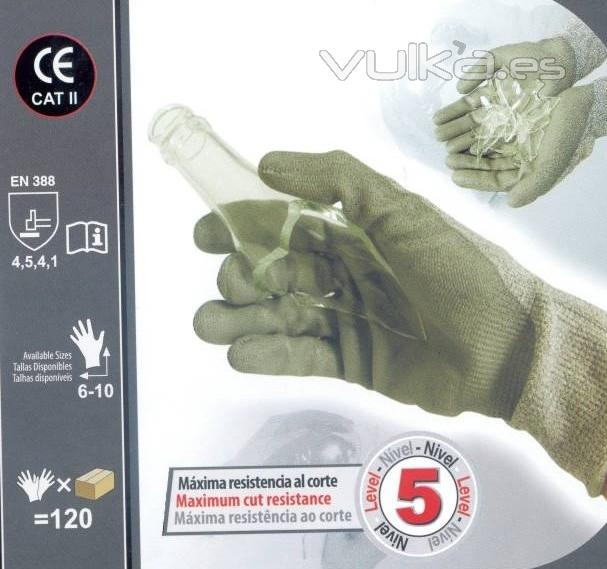 guantes 3L mxima resistencia al corte Technoflex