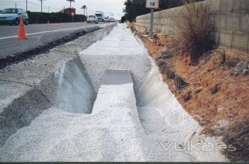 DRENAJE CARRETERAS, ECO CUNETA ANTIVUELCO