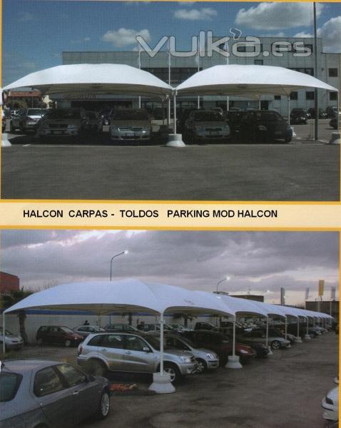 Parking para vehculos, coches, motos. Disponemos de 10 modelos diferentes, y varias medidas segn modelo