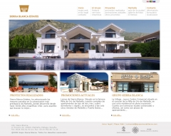 Diseno de pagina web sierra blanca estates