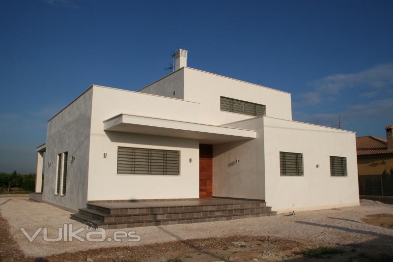 chalet de lineas modernas