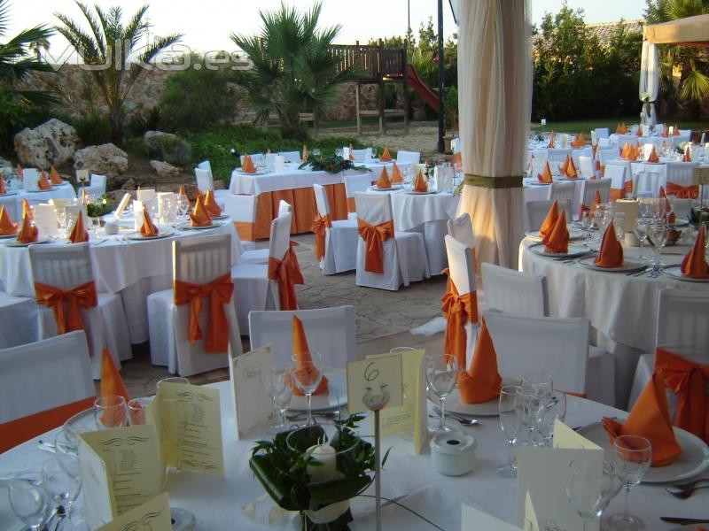 Banquete en terraza