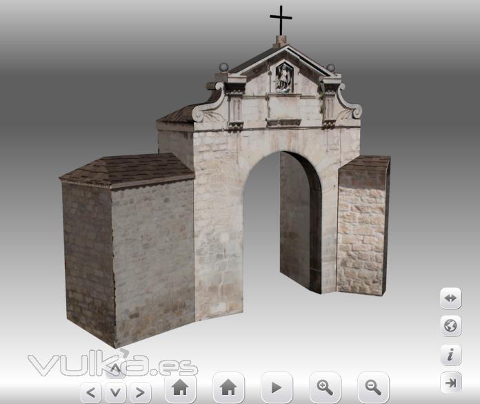 Modelo 3D del Arco del ngel de Jan