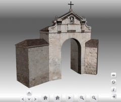 Modelo 3D del Arco del Ángel de Jaén