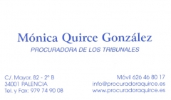 Foto 2 asesoras y despachos en Palencia - Mnica Quirce Procuradora