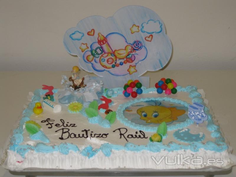 Tarta de bautizo