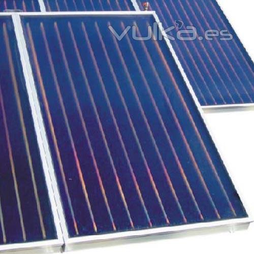 Captador solar térmico plano, captador para ACS altos rendimientos