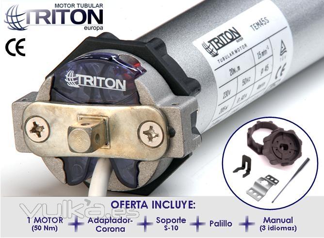 Motor alemn Garanta 6 aos Modelo 45S50 Levanta hasta 100 kilos