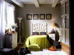 Dormitorio juvenil oria color blanco decap y tabaco. disponible en varios colores