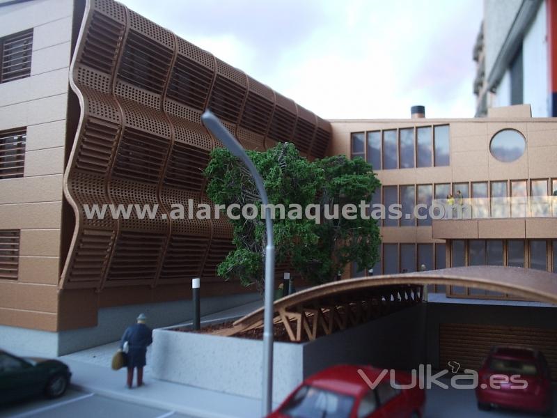 Maqueta. Maqueta arquitectura. Maqueta oficinas Alarco Maquetas