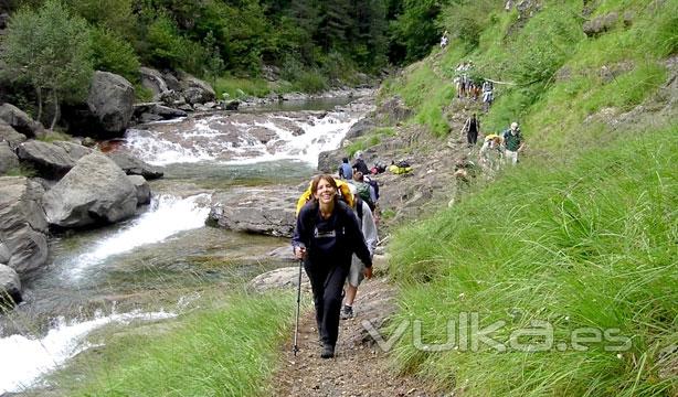 Nuestros alumnos en excursin por la Sierra 