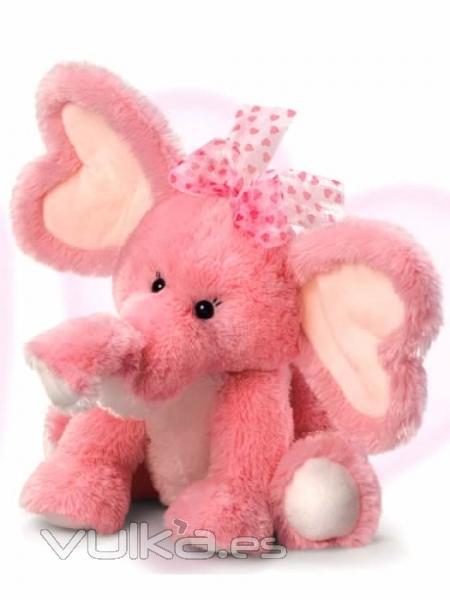 peluche elefante rosa. oasisdecor.com Peluches de calidad